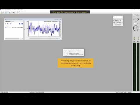Ansys Sound: Analysis and Specification - Generate a Longer Sound
