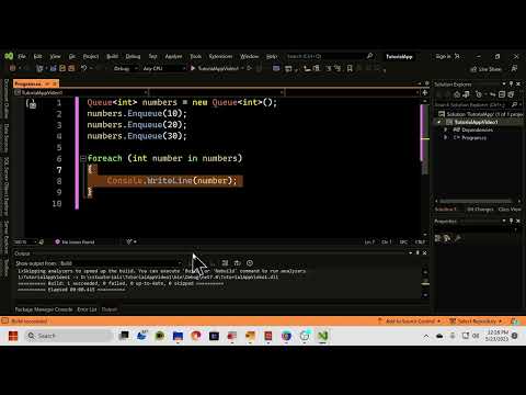 C# - 37 - Working with Queues