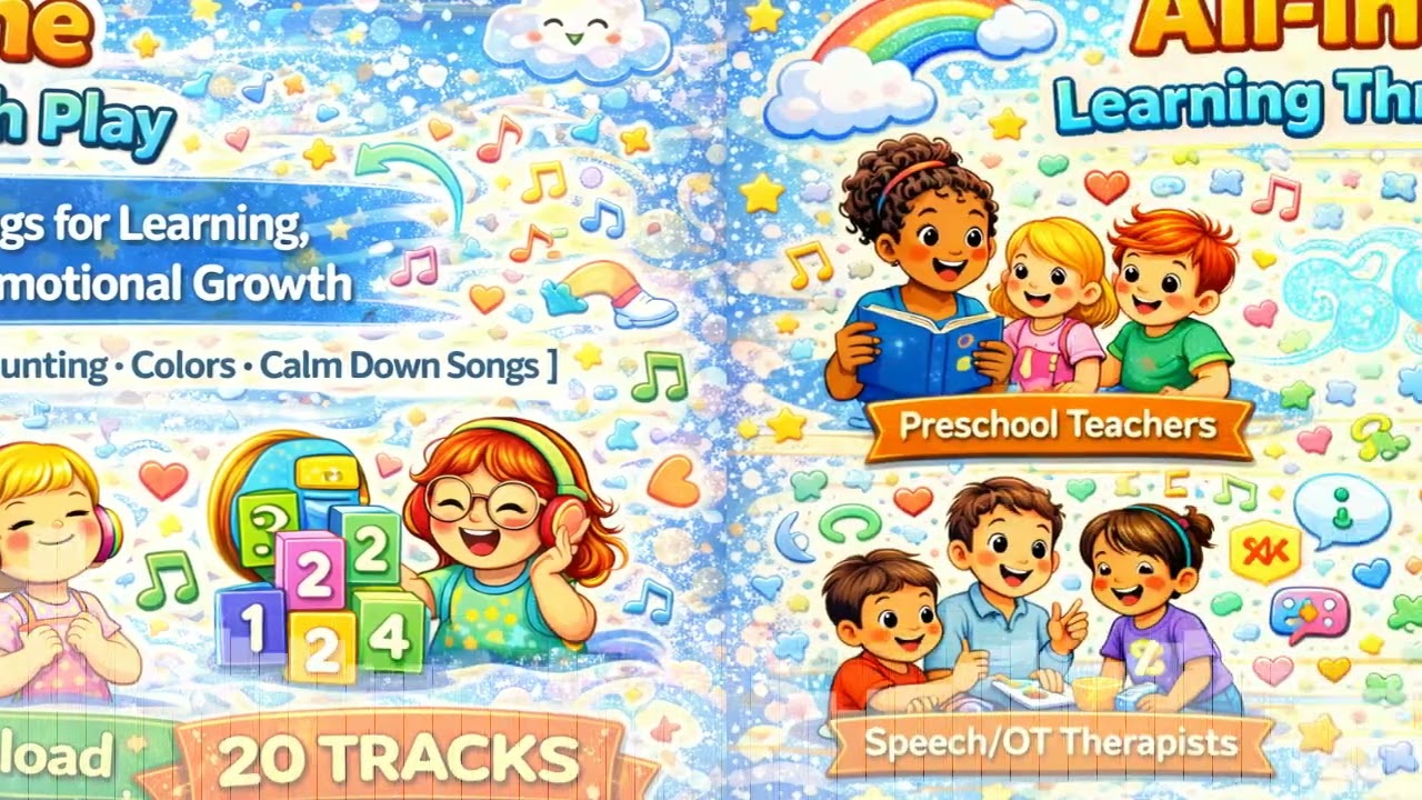 Interactive Kids Songs for Learning, Movement & Emotional Growth | Preschool Music , Action Songs