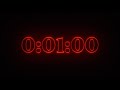 1 Minute Countdown Timer | Stranger Things Theme | 4K | Free Download