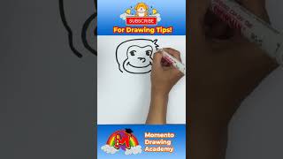 How To Draw George Monkey Step By Step Easy To Follow #SimpleDrawing #GeorgeMonkey #short