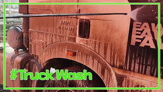 Deep cleaning a super dirty and muddy 4×2 semi truck!! #truckwash #asmr by WashTime - Truck 23,799 views 1 year ago 12 minutes, 41 seconds