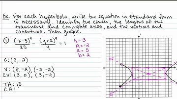 9-5 Hyperbolas