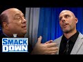 Paul Heyman informs Adam Pearce he is in the Gauntlet Match: SmackDown, Jan. 8, 2021