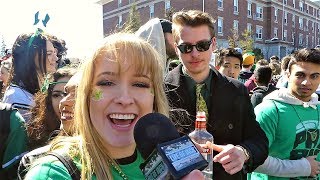 EZRA DRUNK INTERVIEWS - St. Patricks Day 2018 @ Laurier