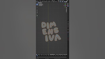 How to inflate text in Blender - Tutorial #3d #modeling #blender #render #cgi #tutorial #inflate