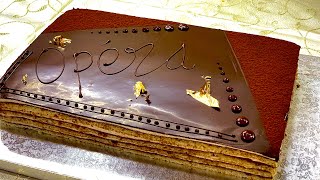 Gâteau Opéra معشوقة الجماهير حلوى أوپيرا بتقنياتها المفصلة و بأبسط و أسهل طريقة