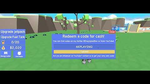 2019 Most of the Working Codes For JetPack Simulator! | Roblox