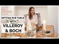 SETTING THE TABLE WITH VILLEROY & BOCH | RED ELEVATOR | NINA TAKESH