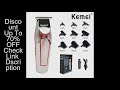 Kemei KM-032 Professional Hair Cutting Machine Grooming Trimmer for Men Finishing Haircut Cordless C
