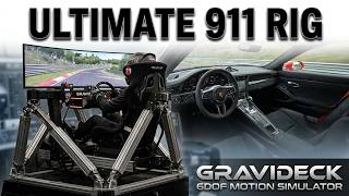 Gravideck 6DOF motion simulator - The Nordschleife with a 911