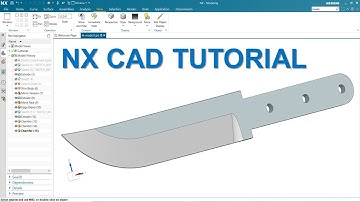 NX CAD Tutorial #74 | 3D Model Basic Beginners Design Knife