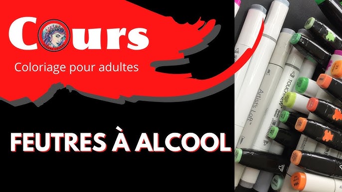 Tutoriel] Feutres à alcool - Coloriage pour adultes ❣️ 