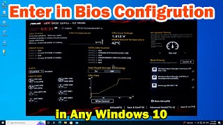 how to enter in bios / uefi on any windows 10 pc or laptop - 2024