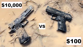 MUD Test $10,000 John Wick Gun vs $100 Hi-Point