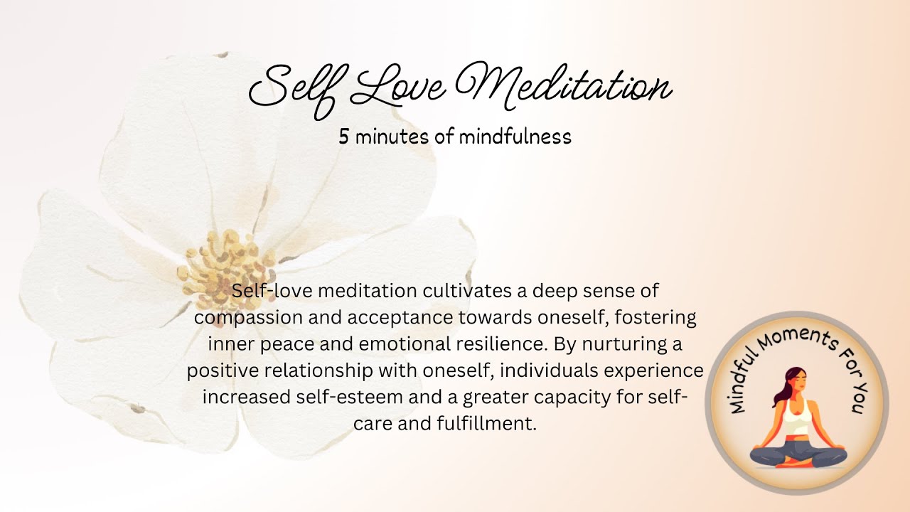 5 Minutes Guided Self Love Meditation 🌈 #meditation, #guidedmeditation ...