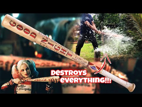 DIY Harley Quinn's Baseball Bat || Good Night Bat from Suicide Squad