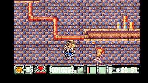 suburban commando preview for Amiga (demo mode)