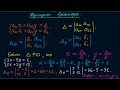 Формулы Крамера для системы двух линейных уравнений
