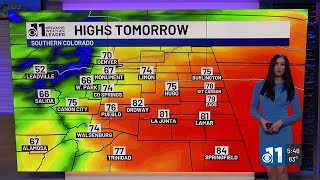 Cooling down on Friday with dry time for now