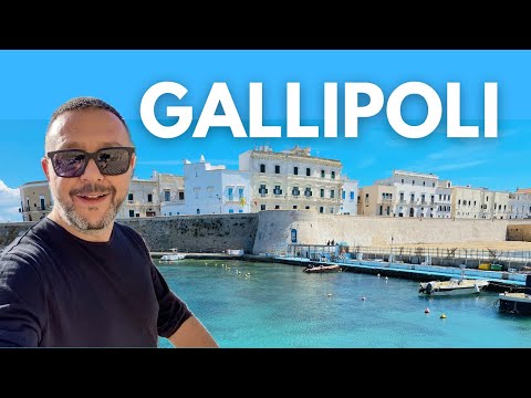 GALLIPOLI WALKING TOUR NEL SALENTO, GALLIPOLI ITALY TOUR 4K 🇮🇹