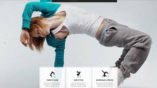 Dance Studio Responsive Website Template - 50542