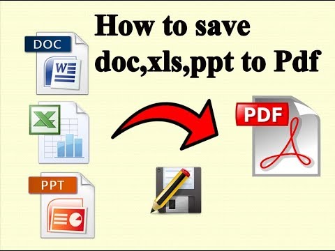 How to Save MS Office files as PDF using Microsoft PDF plugin feature  @SureshChilamakuru