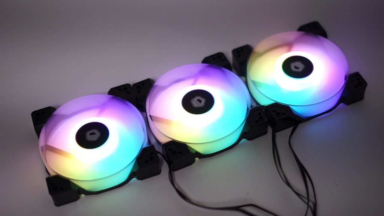 ID-COOLING DF-12025 ARGB TRIO: 색상 변경