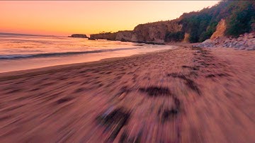 Sunset Beach Surfing FPV