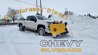 2022 Chevy Silverado Plowing Snow