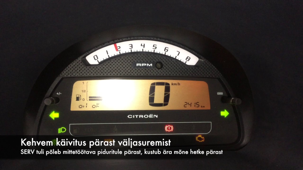 Citroen C2 Vtr 1.4 Problems - Youtube