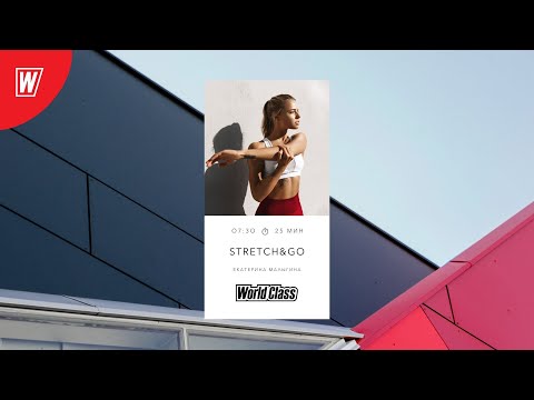 STRETCH&GO с Екатериной Малыгиной | 3 ноября 2022 | Онлайн-тренировки World Class