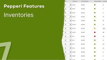 7  | Inventories - Pepperi Feature Videos