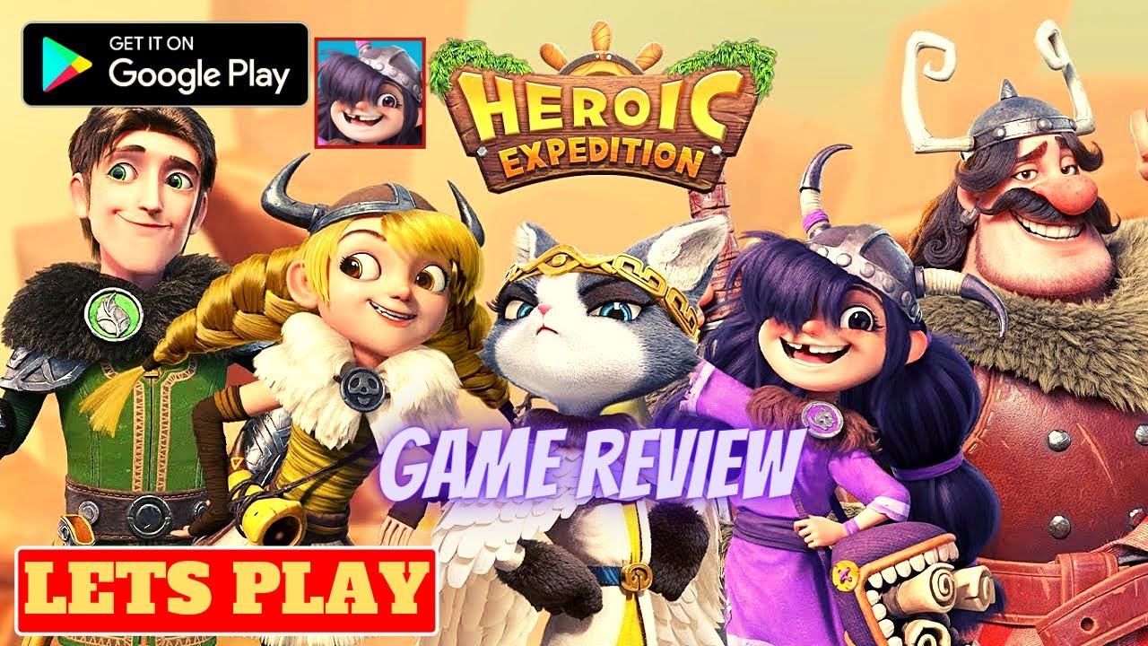 Lets Play Heroic Expedition, android gameplay, game review,tips and tricks, guide, idle rpg