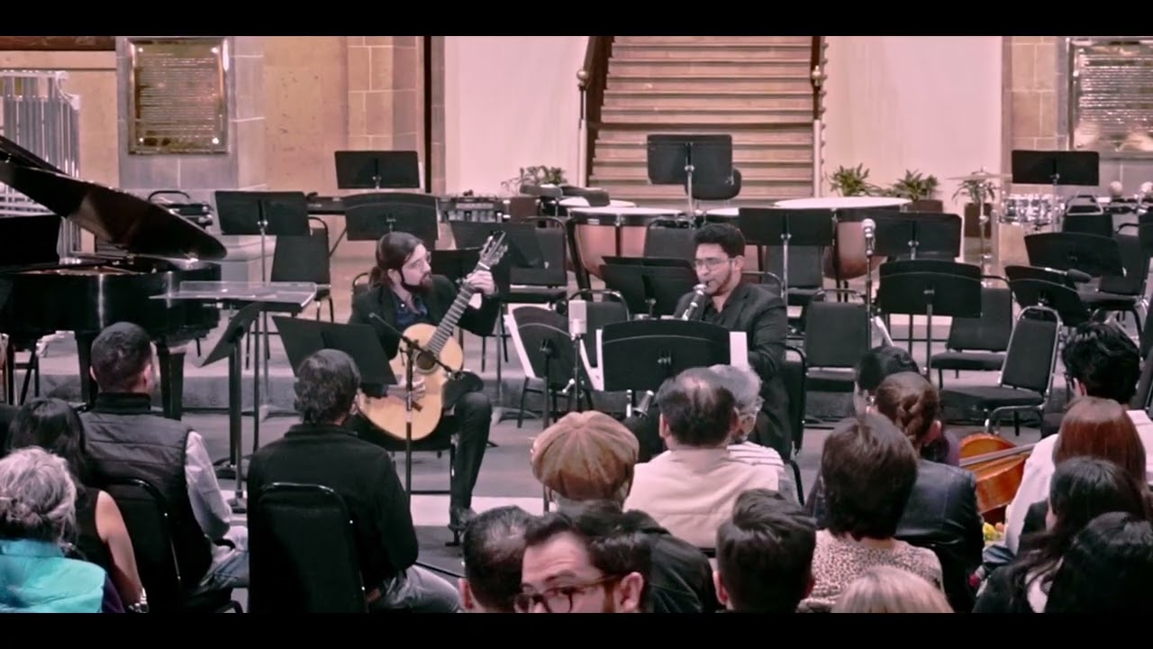 Nadia Borislova, ESPEJISMOS, Carlos Díaz, clarinete; Sebastián Betancourt, Guitarra