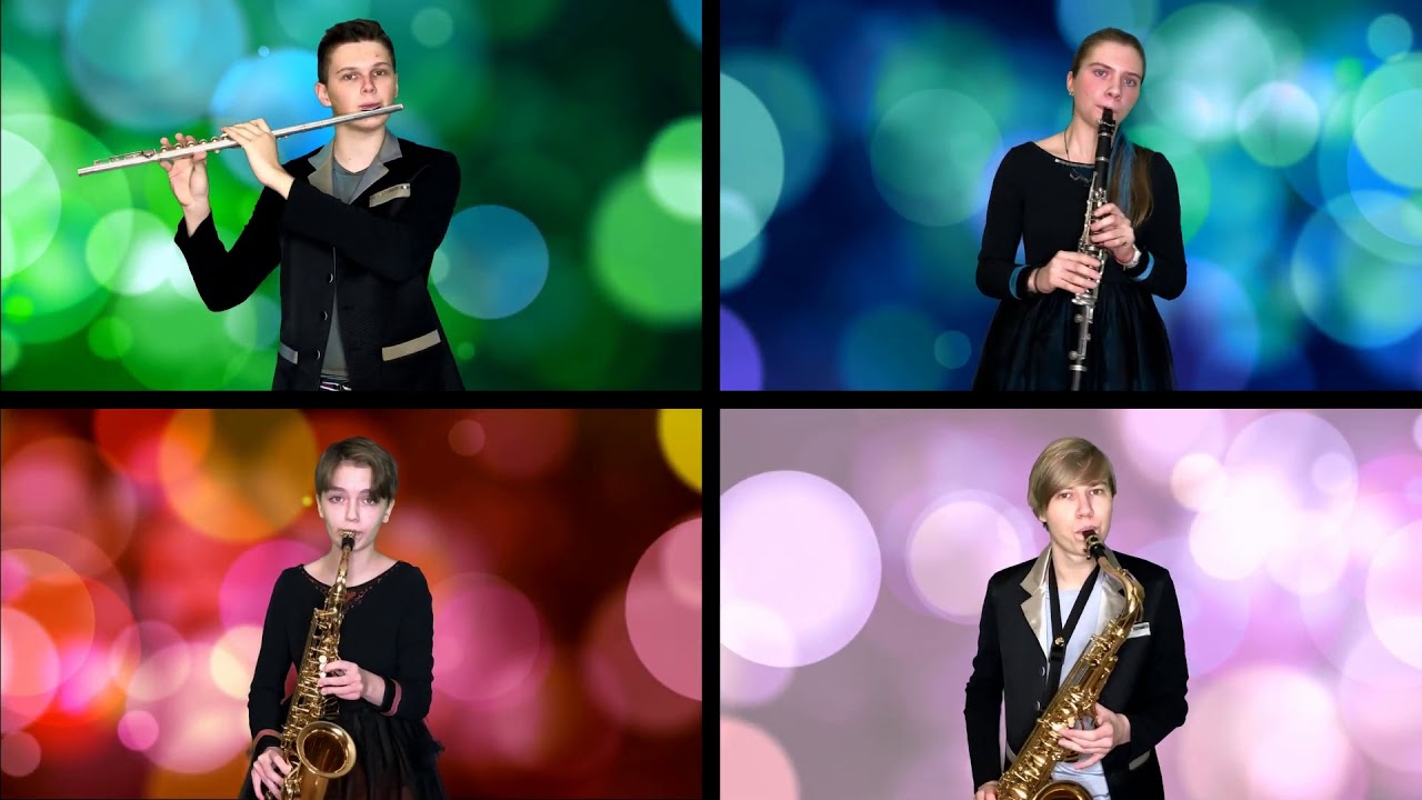 Инструментальный квартет \"Four elements\". Кавер на песню Marry you ...