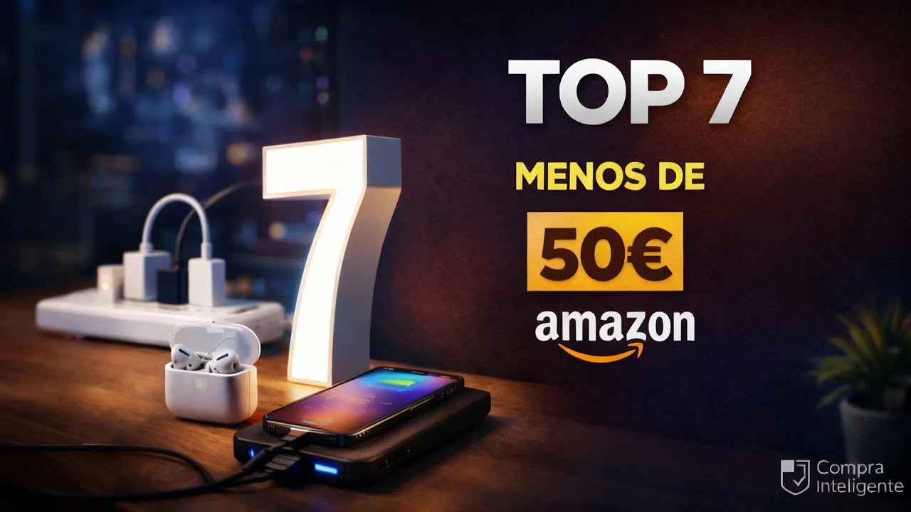 TOP 7 Gadgets de Amazon por Menos de 50€ | Calidad-Precio que Sí Merece la Pena