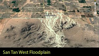 Water Flow Model - Alluvial Fan