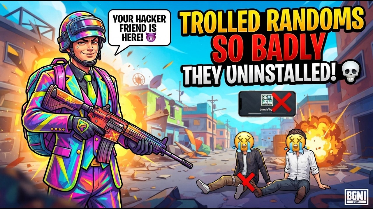 Trolled Randoms So Bad They Uninstalled BGMI | DAY -87 #bgmi #bgmilive