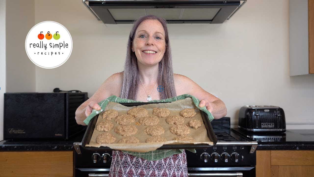 Oat pulp peanut butter and banana cookies | Really Simple Recipes | Vegan