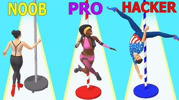 Pole Dance - NOOB vs PRO vs HACKER