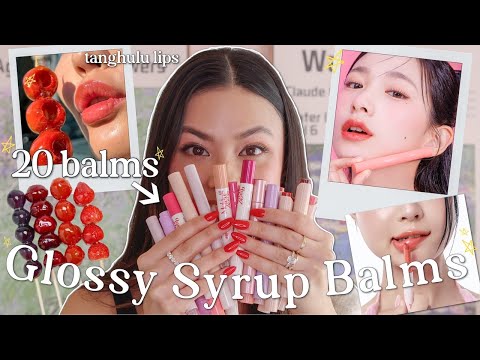 The ULTIMATE Glossy Syrup Balm Showdown! Testing 20 Balms + Wear  Tests, Swatches and more!