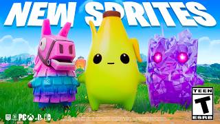 New SPRITES *UPDATE* OUT NOW in Fortnite! (John Wick, Gem Sprites, & Ironmouse)