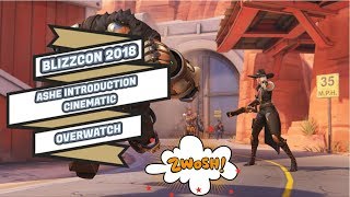 Ashe Introduction Cinematic Live Reaction Blizzcon 2018 Overwatch