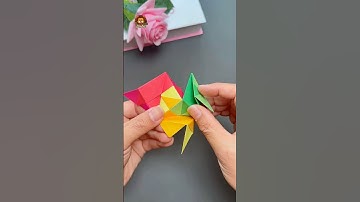 Cách làm đồ chơi khối tam giác biến hình #diy #handmade #dochoithucong #dochoi