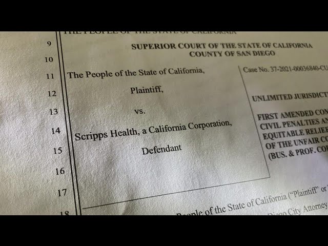 City of San Diego vs Scripps Health lawsuit moves forward class=