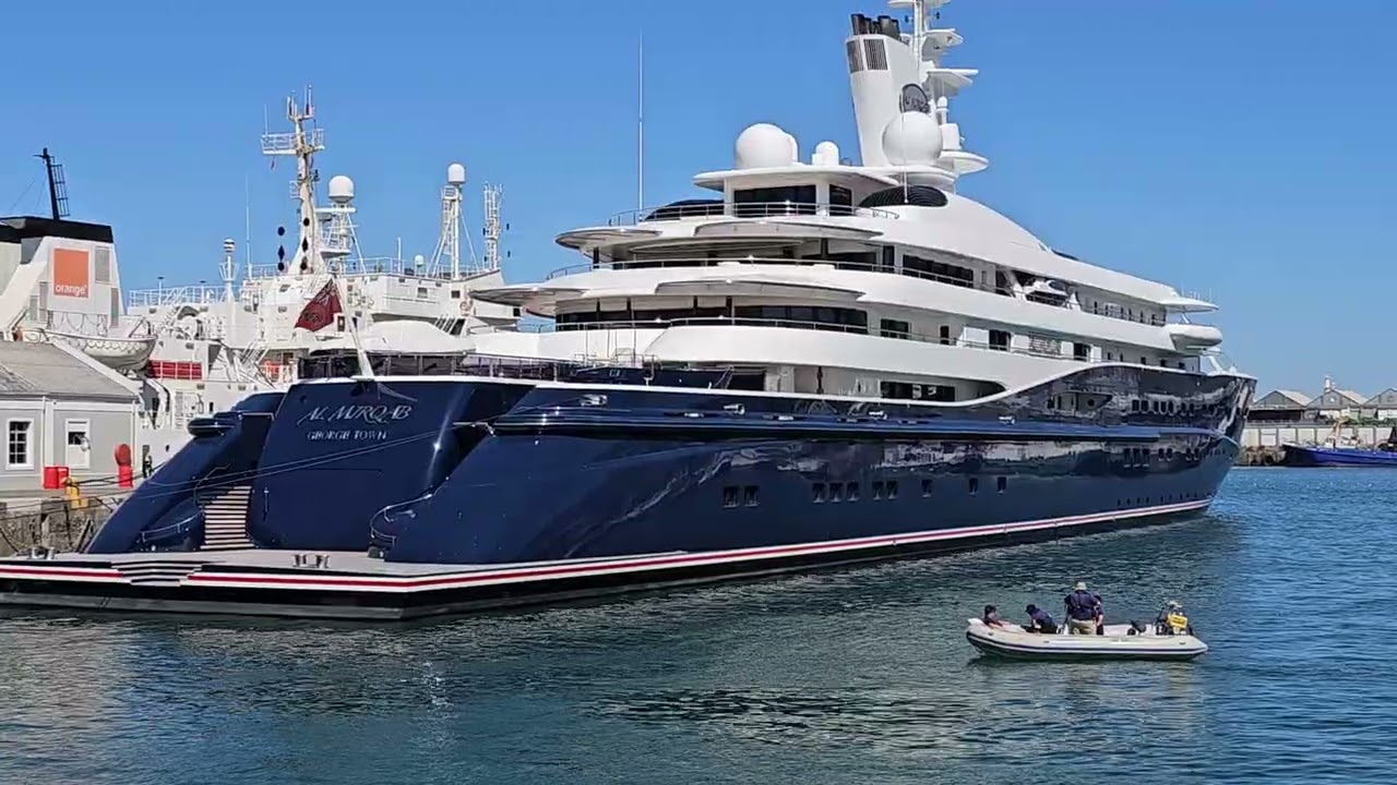 Al Mirqab Yacht Spotted in Cape Town