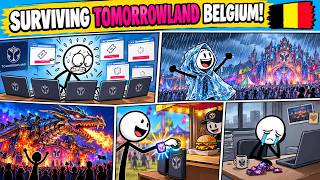 Surviving Tomorrowland Belgium: A Stickman Guide! screenshot 5