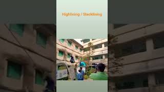 Highlining / Slacklining#Highlining#Slackline#SkyWalk#BalanceTraining#AdventureSport#CoreStrength