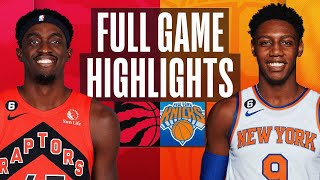 Game Recap: Raptors 113, Knicks 106